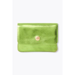 Petit porte-monnaie cuir irisé -
