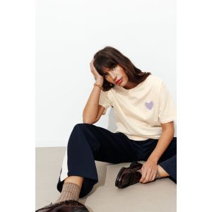 T-shirt &agrave; message &acirc;mes soeurs - S - Taille S