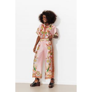 Pantalon large en satin - 48 - Taille 48