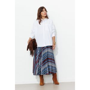 LUNA Jupe pliss&eacute;e Femme - L - Taille L