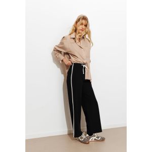 Pantalon droit &agrave; bandes Femme - 48 - Taille 48