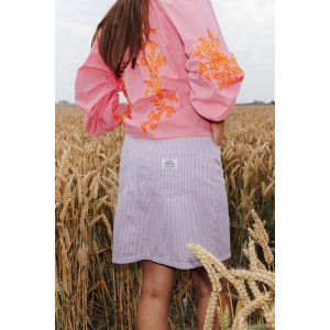 Jupe courte rayée Femme - 42 - Taille 42