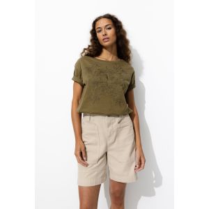 T-shirt brodé Femme - XS - Taille XS