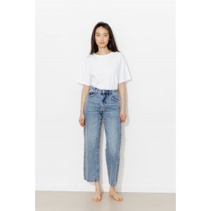 Jean droit 7/8&egrave; Femme - 48 - Taille 48