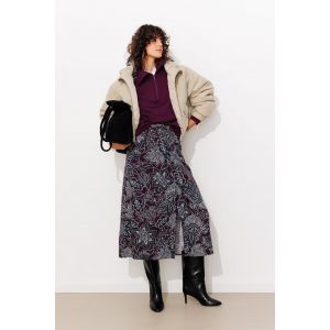 Jupe midi imprim&eacute;e Femme -