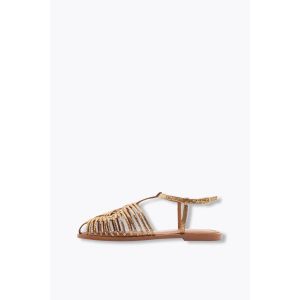 Sandales plates en cuir Femme - 38 - Taille 38