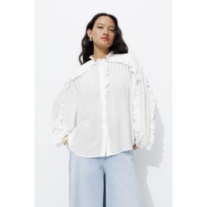 Chemise volantée plumetis - L - Taille L