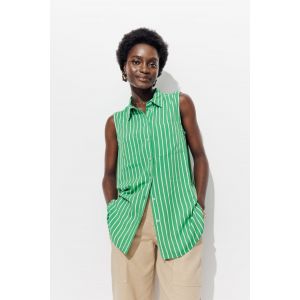 Chemise rayée sans manches - 40 - Taille 40