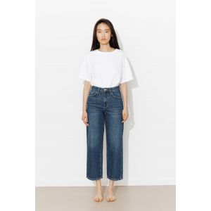 Jean droit 7/8&egrave; Femme - 48 - Taille 48