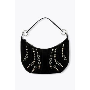 Sac clout&eacute; en cuir su&eacute;d&eacute; - Unique - Taille Unique