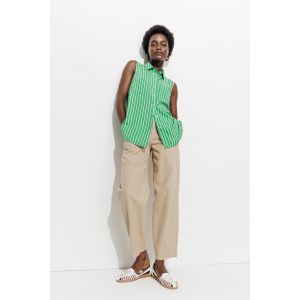 Pantalon carrot taille haute -