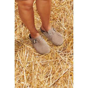 Sabots en cuir suédé Femme - 40 - Taille 40