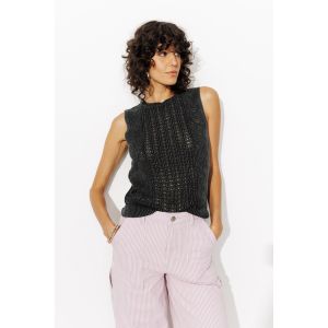 Pull-d&eacute;bardeur torsad&eacute; Femme -