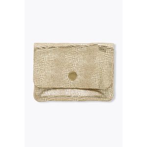 Petit porte-monnaie cuir irisé -