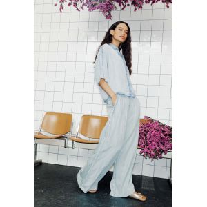 Pantalon large en lyocell - 44 - Taille 44