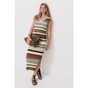Robe-chaussette rayée Femme - XL - Taille XL