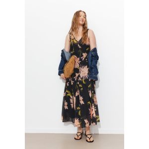 Robe longue imprim&eacute;e Femme -