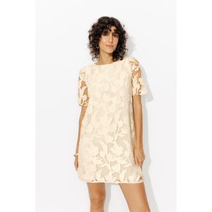 Robe courte en guipure Femme - 46 - Taille 46