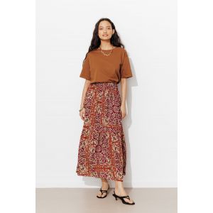 Jupe jupon imprim&eacute;e Femme - XL - Taille XL