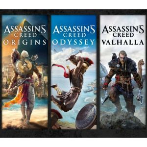 Assassin's Creed Bundle: Assassin's Creed Valhalla, Assassin's Creed Odyssey, and Assassin's Creed Origins US XBOX One / Xbox Series X|S CD Key