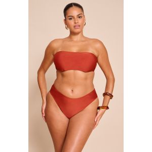 Plus Haut de maillot de bain Mix & Match bandeau chocolat, Chocolat - Taille 54