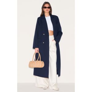 Femme Manteau style duster long bleu marine | Taille 32 - Taille 32