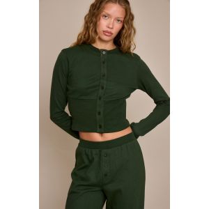 Femme Top très doux vert émeraude | Taille 44 - Taille 44