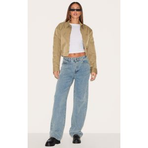Jean boyfriend large vintage délavé javélisé, Vintage Bleach Wash - Taille 42
