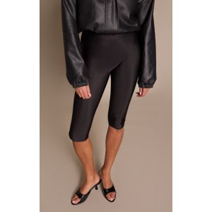 Femme Mules en PU noir effet croco &agrave; talon moyen | Taille 38 - Taille 38