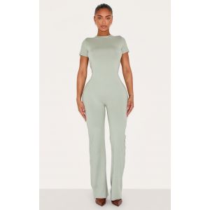 Femme Shape Combinaison sculptante vert sauge &agrave; manches courtes | Taille Small - Taille S