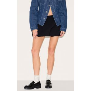 Jupe bouffante tissée stretch noire, Noir - Taille 44