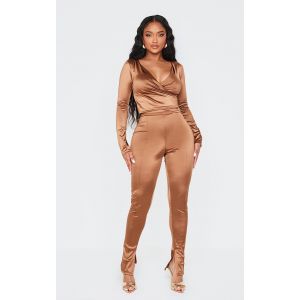 Femme Shape Legging disco en Sculpt marron à pinces | Taille 36 - Taille 36