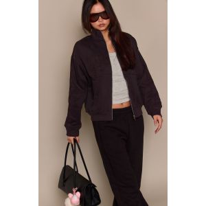 Femme Sweat noir &agrave; zip et appliqu&eacute; "Monaco" | Taille XL - Taille XL