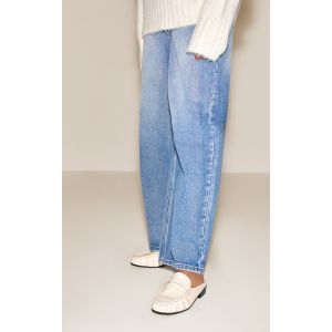 Femme Mocassins cr&egrave;me effet croco | Taille 39 - Taille 39