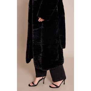 Femme Sandales en PU noir &agrave; talon et bride tongs | Taille 40 - Taille 40