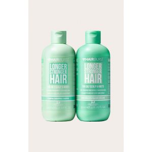 Hairburst Shampoing et après-shampoing pour le cuir chevelu et les racines à tendance grasse, Vert - Taille One Size