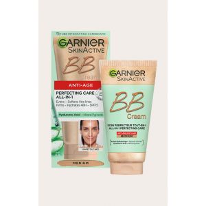 Garnier BB crème anti-âge perfecteur tout-en-1 SkinActive Medium 50ml, Moyen - Taille One Size