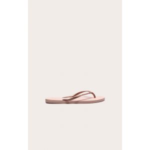 Femme Havaianas Tongs slim rose gold à strass | Taille 41/42 - Taille 41/42