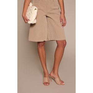 Femme Mules rondes en su&eacute;dine nude &agrave; talon | Taille 39 - Taille 39