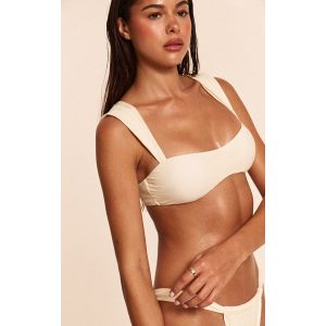 Femme Cream Thick Strap Padded Bikini Top Crème | Taille 36 - Taille 36