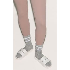 PRETTYLITTLETHING Claquettes blanches, Blanc - Taille 36