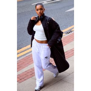 Femme Manteau long matelassé noir | Taille 34 - Taille 34