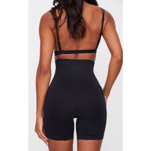 Short gainant noir à taille haute, Noir - Taille L