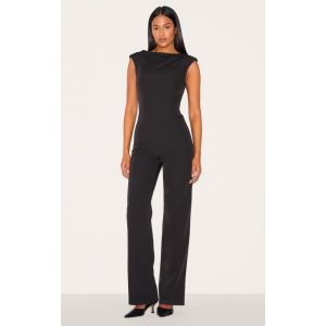 Femme Tall Combinaison large tissée noire sans manches | Taille 42 - Taille 42