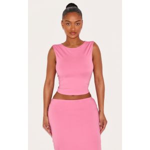 Femme Shape Top long rose vif sculptant &agrave; dos nageur | Taille Small - Taille S