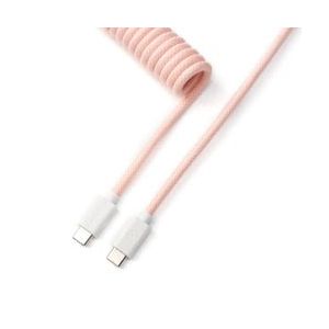 Keychron Cable Coiled Aviator - USB C - Rose Clair