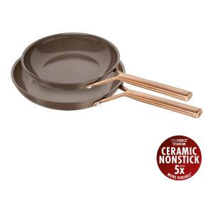 ZWILLING Milano 2-pcs, Set de po&ecirc;les, Brun