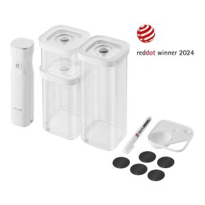 ZWILLING Fresh & Save CUBE Set de démarrage sous vide CUBE, S / 6-pcs, transparent-blanc