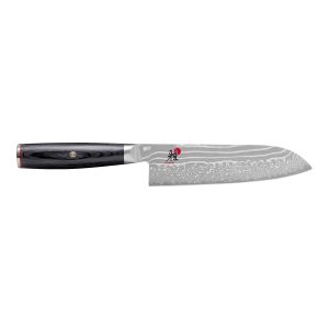 MIYABI KAIZEN II 5000FCD Santoku 18 cm, Tranchant lisse