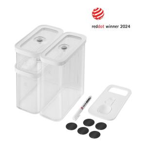 ZWILLING Fresh & Save CUBE Set CUBE, M / 5-pcs, transparent-blanc